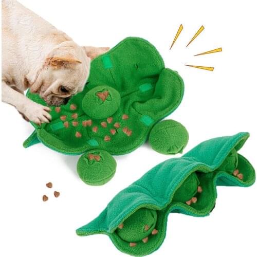 Pet Sniffle Toy Interactive Dog Training Toy Stress Reliever IQ Puzzle Squeaky Toy Dog Treat Dispenser Snuffle Bowl Pet Supplies