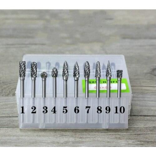 Tungsten carbide rotating file High hardness electric slow head Carpentry metal engraving cutter 3 x5mm