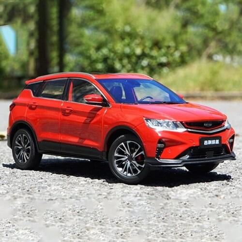 Diecast 1:18 Scale Geely Binyue SUV Alloy Car Model Adult Collection Souvenir Ornaments Display Vehicle Boy Toys Gift