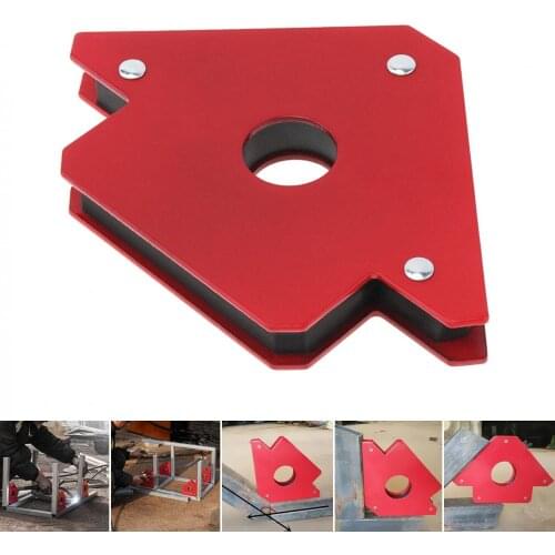 Soldering Holder 25LBS Welding Magnetic Holder Strong Magnet 3 Angle Arrow Locator Power Soldering Locator Tool