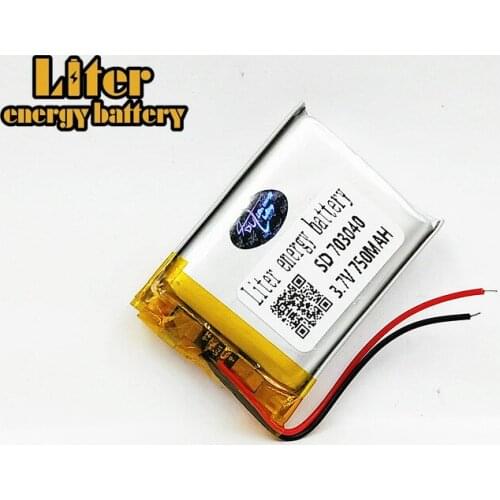 New Rechargeable Li-ion Cell 3.7V polymer lithium battery 703040 073040 Large Capacity For LED Light MP3 MP4 PDA DVD Tablet
