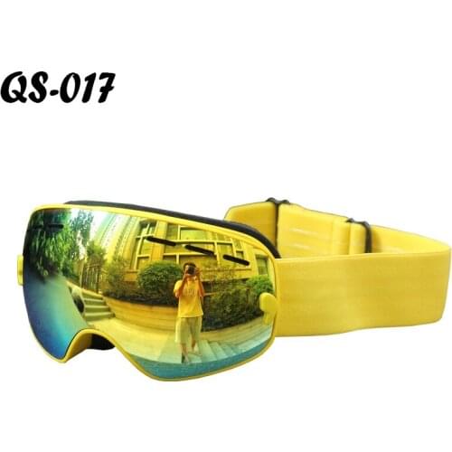 New factory direct double anti-fog ski goggles UV400 anti-ultraviolet mountaineering ski goggles