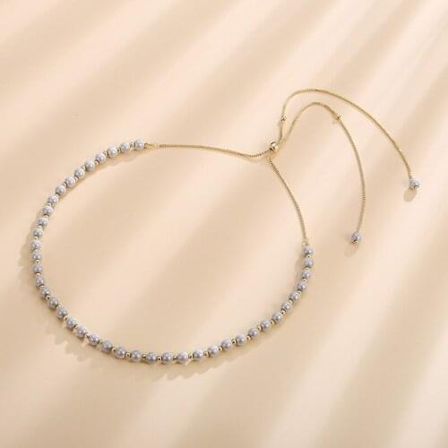 Dorado Europe And The United States Popular Natural Pearl Pendant Necklace For Women Simple Elegant Metal Wedding Jewelry Gift