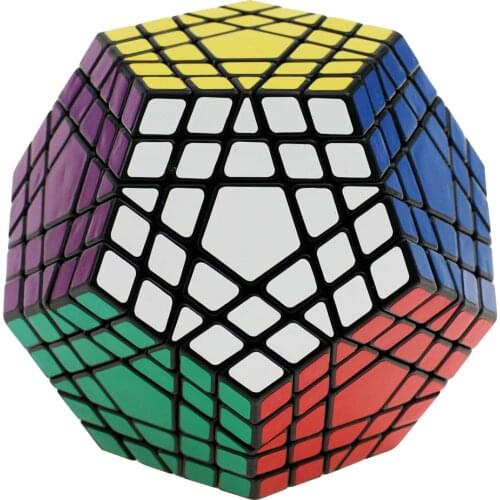 Shengshou Wumofang 5x5x5 Magic Cube Shengshou Gigaminx 5x5 Professional Dodecahedron Cube Twist Puzzle Learning Educational Toys