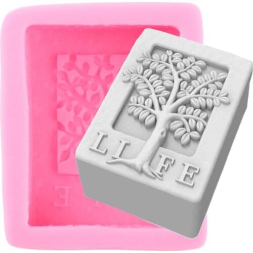 Tree of Life Soap Silicone Mold Fondant Cake Decorating Tools Craft Chocolate Candy Molds DIY Plaster Candle Clay Moulds