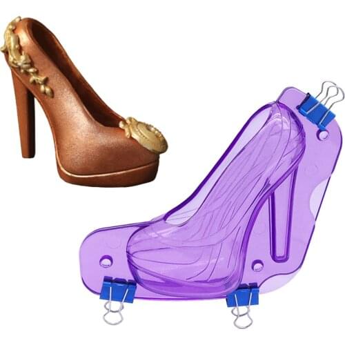 Stereo High Heel Chocolate Mold Baking DIY Candy Jelly Fondant Cake Decorating Tools