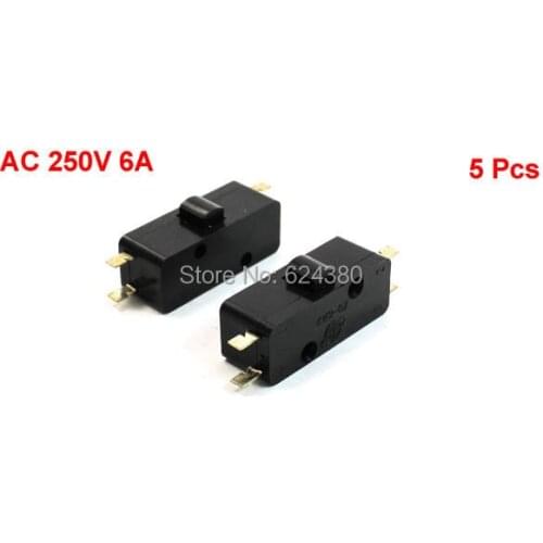 Cherry Arcade Push Button Miniature Micro Switch E-Switch SPDT 1 NO 1 NC 6A 250V AC KW2-0Z Discount x 5 Pcs / Lot