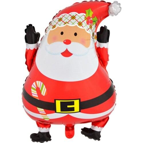 Decoration Christmas party balloon aluminum balloon wholesale Santa Claus
