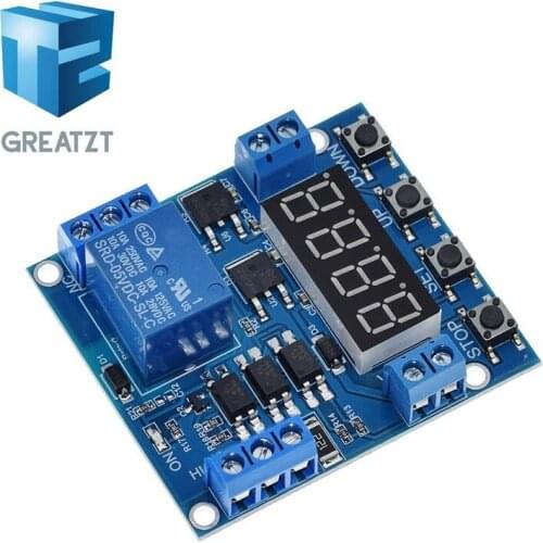 XY-J05 Delay Module Timer delay trigger OFF Voltage upper lower limit detection Cyclic timing counting Battery Charge control