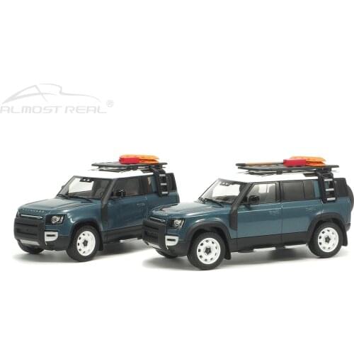 1/43 Almost Real For 2020 Land Rover Defender 110 90 Diecast CAR MODEL TOYS Boys Girls Collection Green/Blue Metal,Plastic