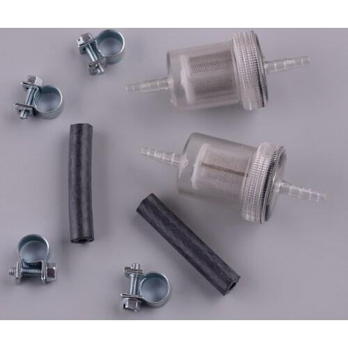 1 set Car Diesel Fuel Filter w/ Hose & Clip Accessories fit for Eberspacher Webasto and other diesel heating systems
