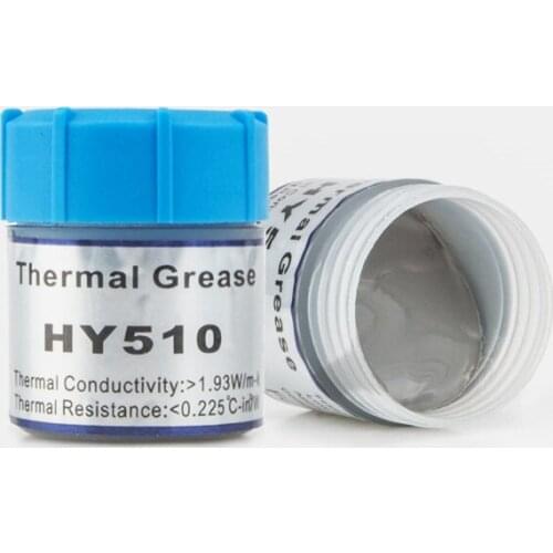 15g ! HY510 CPU Cooling and Thermal Grease Compound Paste Heatsink Fan GPU LED Components Silver Silicone grease Repair tool