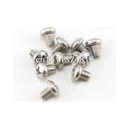 50 Metric M3 6mm Stainless steel Cross Recessed Pan Head Screws