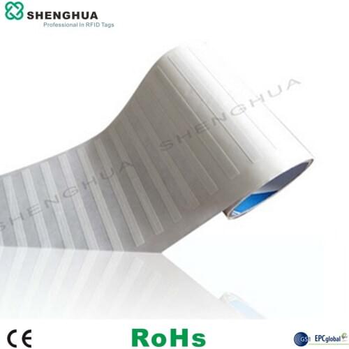 50pcs/lot Passive UHF RFID Smart Library RFID Tag Adhesive Label Sticker Paper For Document Tracking Management Book Identity
