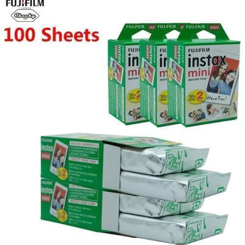 Fujifilm instax mini Film 10 20 40 60 80 100 Sheets Fuji 11 9 8 films white Edge films for instant mini 9 11 8 7s 25 50s 9 90