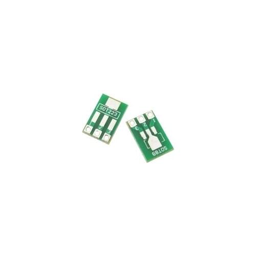 Free shipping 100pcs/lots SOT89 SOT223 To DIP PCB Transfer Board DIP Pin Board Pitch Adapter Keysets