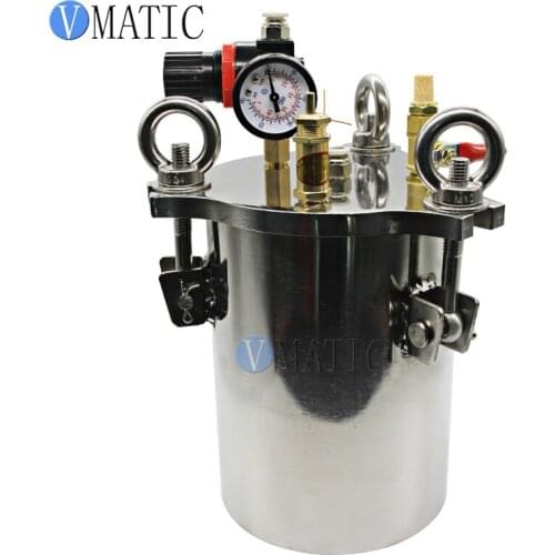 Free Shipping Stainless Steel Glue Dispensing Pressure Tank(Sus304) 1L