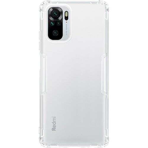 TPU Case for Xiaomi Redmi Note 10 4G NILLKIN Nature Transparent Silicone Soft Back Cover Case for Xiaomi Redmi Note 10s