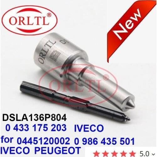 ORLTL Auto Fuel Injector Nozzle DSLA136P804 0 433 175 203 for FIAT 500 3131 05 500 3842 84 IVECO 500313105 500384000