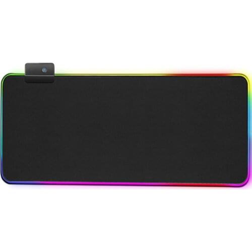 Gaming Mouse Pad RGB LED Light Keyboard Cover Gamer Computer Mouse Pad Large Mouse Pad XXL Big Backlit Mouse Carpet Desk Mat