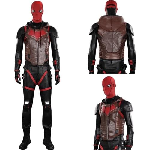 Gotham Knights Red Hood Jason Todd Cosplay Costume Outfits Halloween Carnival Suit