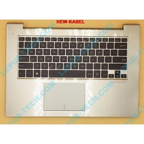 US UK English Keyboard for ASUS UX42 UX42VS 90R-NUG1K1S80Y keyboard with palmrest top case with backlight