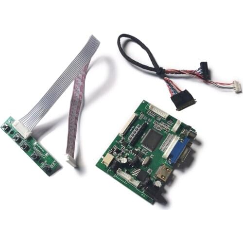 LCD monitor drive board kit for LTN156AT20/LTN156AT22/LTN156AT23/LTN156AT24 VGA AV 60Hz WLED 40 Pin LVDS matrix 1366*768