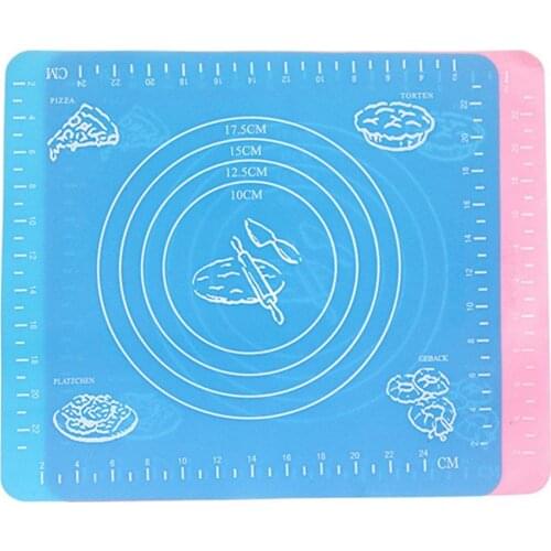 40%HOTSilicone Non-stick Scale Rolling Dough Mat Liner Baking Fondant Pad Cooking Tool