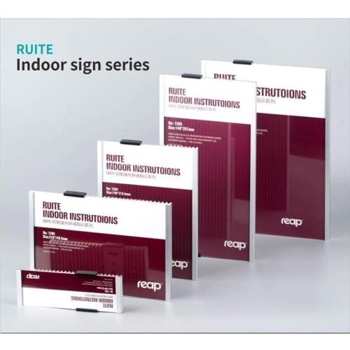 Office Indoor Horizontal Vertical Wall Mounted Sign Holder Display INFO Label Holder Room Door Sign Bulletin Board Picture Frame