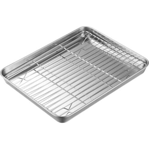 Toaster Oven Tray and Rack Set, with Cooling Rack,Dishwasher Safe