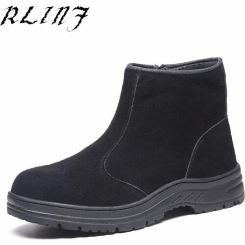 RLINF New Breathable Safety Shoes Safety Shoes Protective Shoes Anti-smashing Anti-smashing Anti-electric Welding Wear