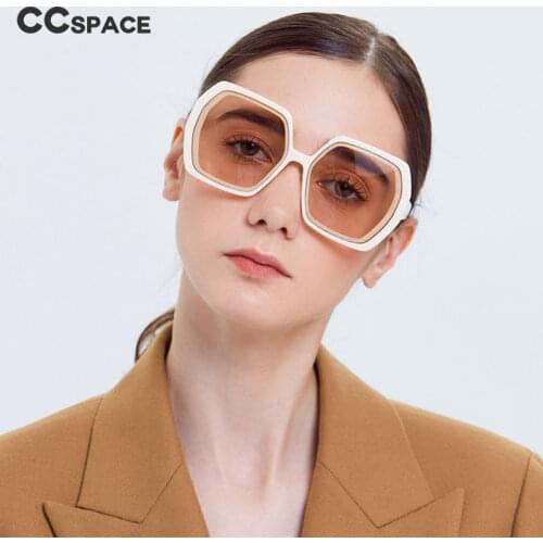 49659 Big Frame Diamond Sunglasses Fashion Designer Men and Women Shading Uv400 Retro Glasses