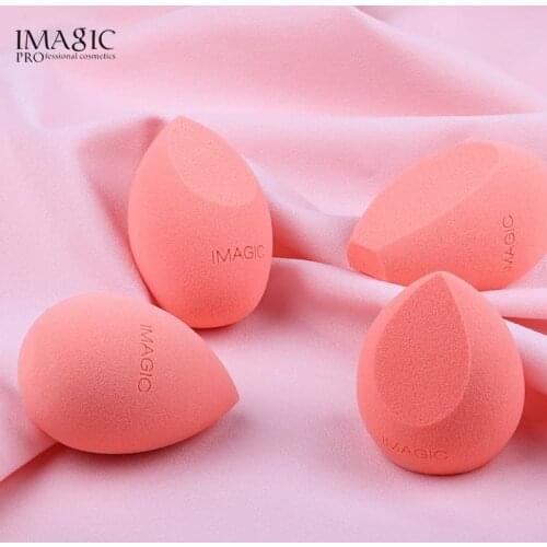 IMAGIC 6 Styles Makeup Sponge Beauty Egg Dry And Wet Sponge Powder Puff Make Up Tools Cosmetic Puff For Foundation Concealer