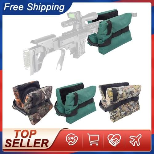 US Store Tactics Protable Gun Rest Target Shooting Bag Oxford Sand Bag Green For Rifles Hunting