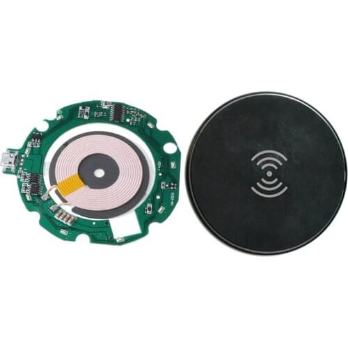 10W Qi Standard Fast Wireless Charger PCBA Circuit Board Transmitter Module with Coil DIY for Smart Cellphones Accessories