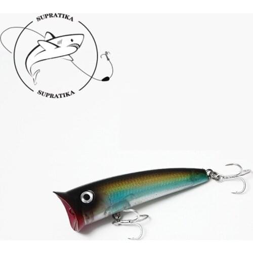 10g/76mm 3D Fisheye Anti-corrosion Bionic Fishing Bait Artificial Floating Popper Wobblers Plastic Fishing Lure Hard Lure