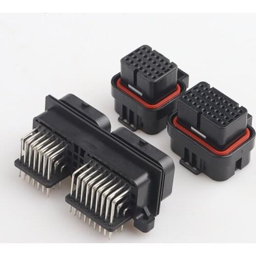 26/34/60Pin 1PCS Car connector FOR ECU engine gearbox computer board plug ECU connector 6437288-3