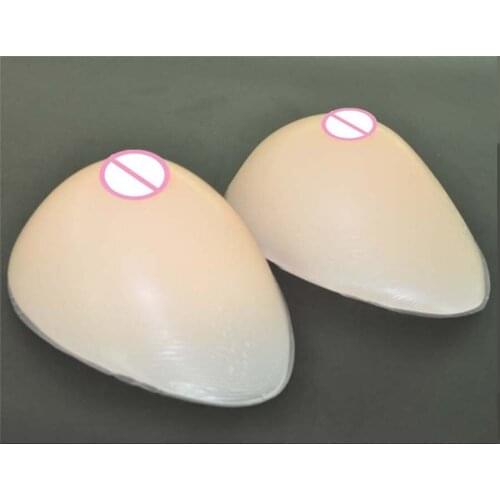500g/pair B Cup beige color Realistic silicones breast Forms prosthesis Artificial Boobs Tits fake forma de silicone Bra pads