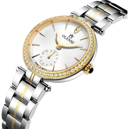 A+++++Hight Quality Stainless Steel Band Japan Quartz Movement Waterproof Women Clock Sapphire Glass Ladies Luxury Wrist Watch
