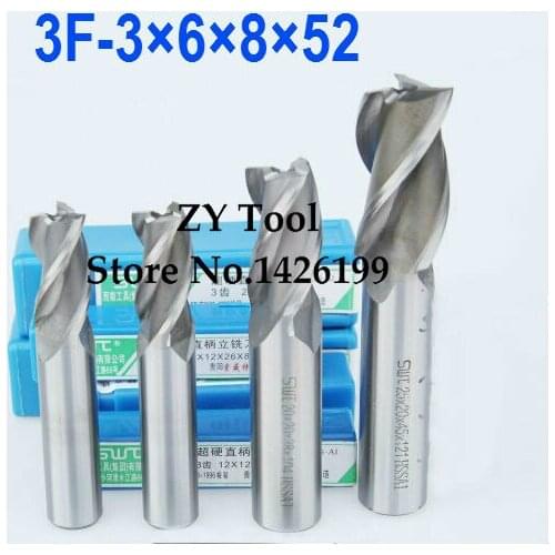 Free Shipping 5 pcs/set 3.0MM 3 Flute HSS & Aluminium End Mill Cutter CNC Bit Milling Machinery tools Cutting tools.Lathe Tool