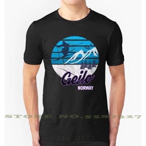 Geilo Flåm Line Sognefjord Norway Ski Resort Snowboarding Winter Skiing Wear T - Shirts Hoodies Sweaters And Jumpers Fashion