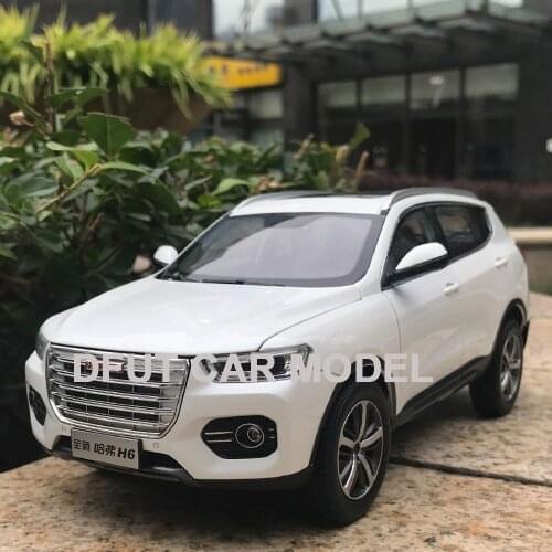 Scale 1:18Alloy Pull Back Toy Vehicles haval H6 SUV Car Model Of Childrens Toy Cars Original Authorized Authentic Kids Toys