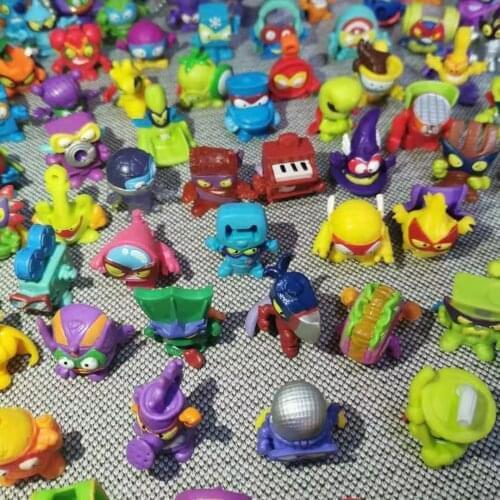 20/50 Pcs Super Zings Anime Trash Dolls Action Figures 3CM Model Toy Kids Playing Superzings Garbage Mini Doll Christmas Gift