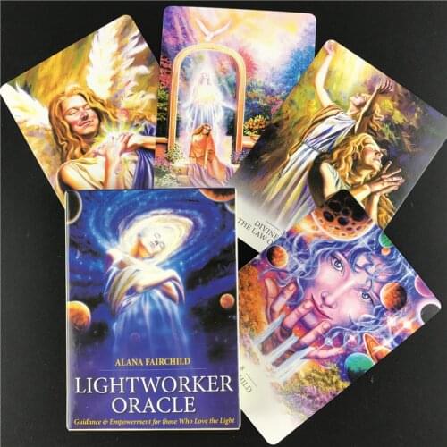 NEW Lightworker Oracle Divination Card English Tarot Cards For Adult Child Party Board Games Toys Dropshipping
