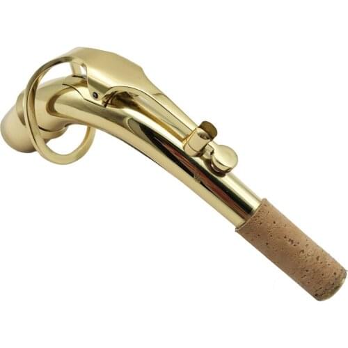 Tenor E flat saxophone in curved neck sarcoma tube