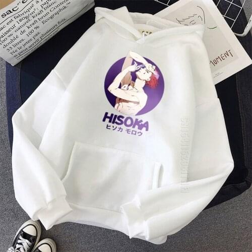 HISOKA MOROW Streetwear Japanese Autumn Harajuku Hoody Streetwear Men Kawaii Plus Hoodies Sudaderas Mujer