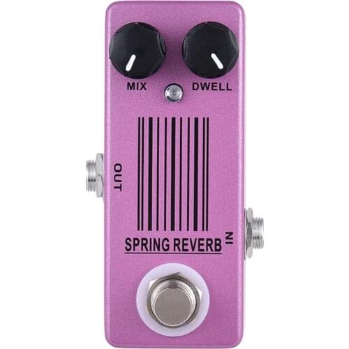 Guitar Pedal Spring Reverb Mini Single Guitar Effect Pedal True Bypass Guitar Parts & Accessories