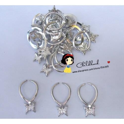 Factory offer 10pcs / lot silver plating plastic necklace For Barbie doll necklace accessory