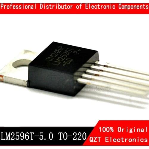 10pcs LM2596T-5.0 TO220-5 LM2596 LM2596T TO-220 LM2596-5.0 LM2596T-5
