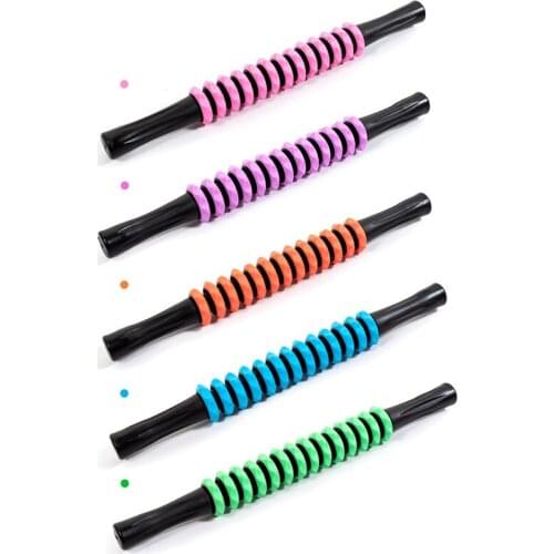 13-Wheel Body Massage Roller Muscle Roller Stick Deep Tissue Fascia Acupressure Trigger Point Release Self Relaxation Massage